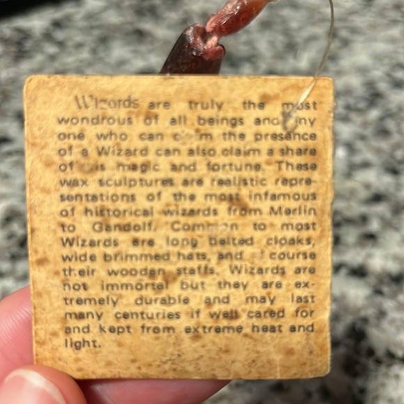 🧙🏽♂️ WIZARD CANDLE🕯️ 1978 VINTAGE WATERCOURSE WAX WORKS RENAISSANCE FESTIVAL - Picture 12 of 12